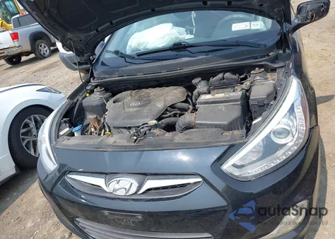 2014 Hyundai Accent Gls z USA, uszkodzony, nr VIN KMHCU4AE1EU702178